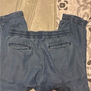 New York & Company Jogger Blue Jeans Pants (Medium)
